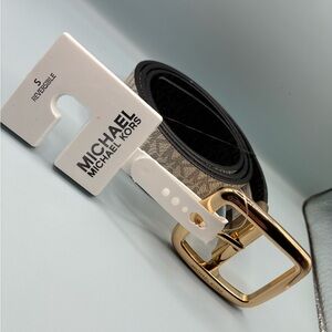 Michael Kors Black and white Reversible Belt